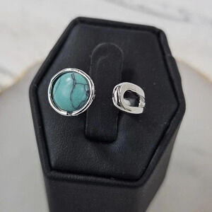 Green Drop Adjustable Fashion Ring A56